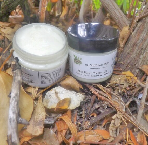 Shea Butter Coconut Oil Honey Hair by HoldLuxeNaturale on Etsy