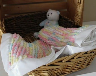 Hand Knit Baby Blanket