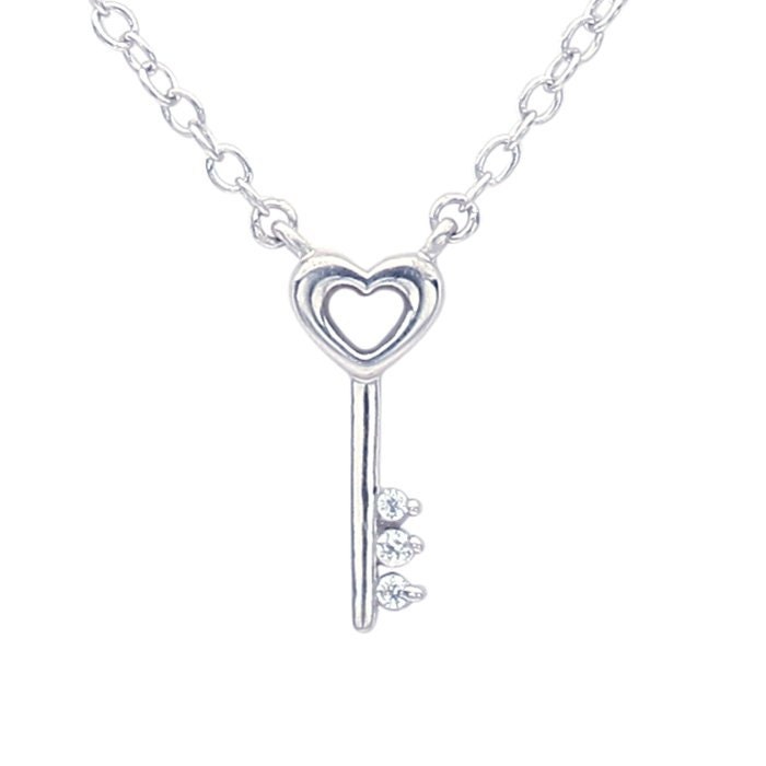 Diamond Key Necklace