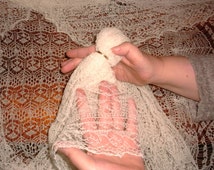 Wedding ring lace shawl pattern