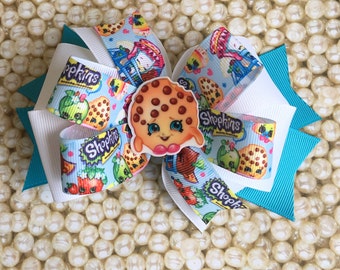 Shopkins bow - Shopkins - Shopkins hairbow - shopkins hair bow - shopkins birthday - shopkins favors - shopkins outift