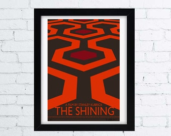 THE SHINING - A film by Stanley Kubrick - Minimal movie poster - signed limited edition
