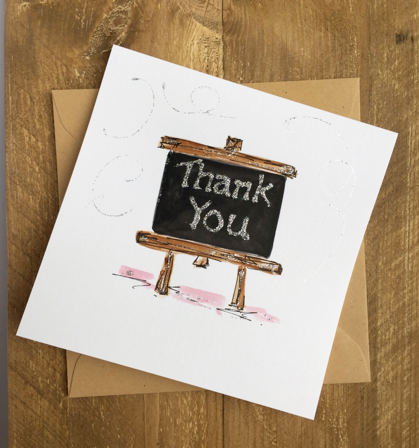 Personalized Teacher Thank you Card