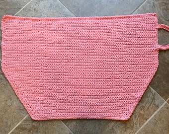 Handknit Teacup Rug Kitchen Rug Home Throw-rug - Hand-knit - Beautiful Color!