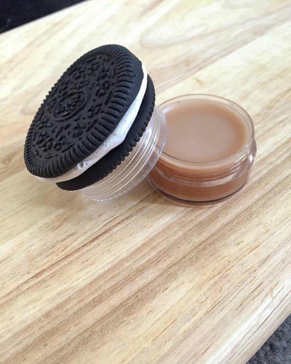 Oreo Cookie Lip Balm Lip Gloss Lip Chap Lip by SweetSudsByApril