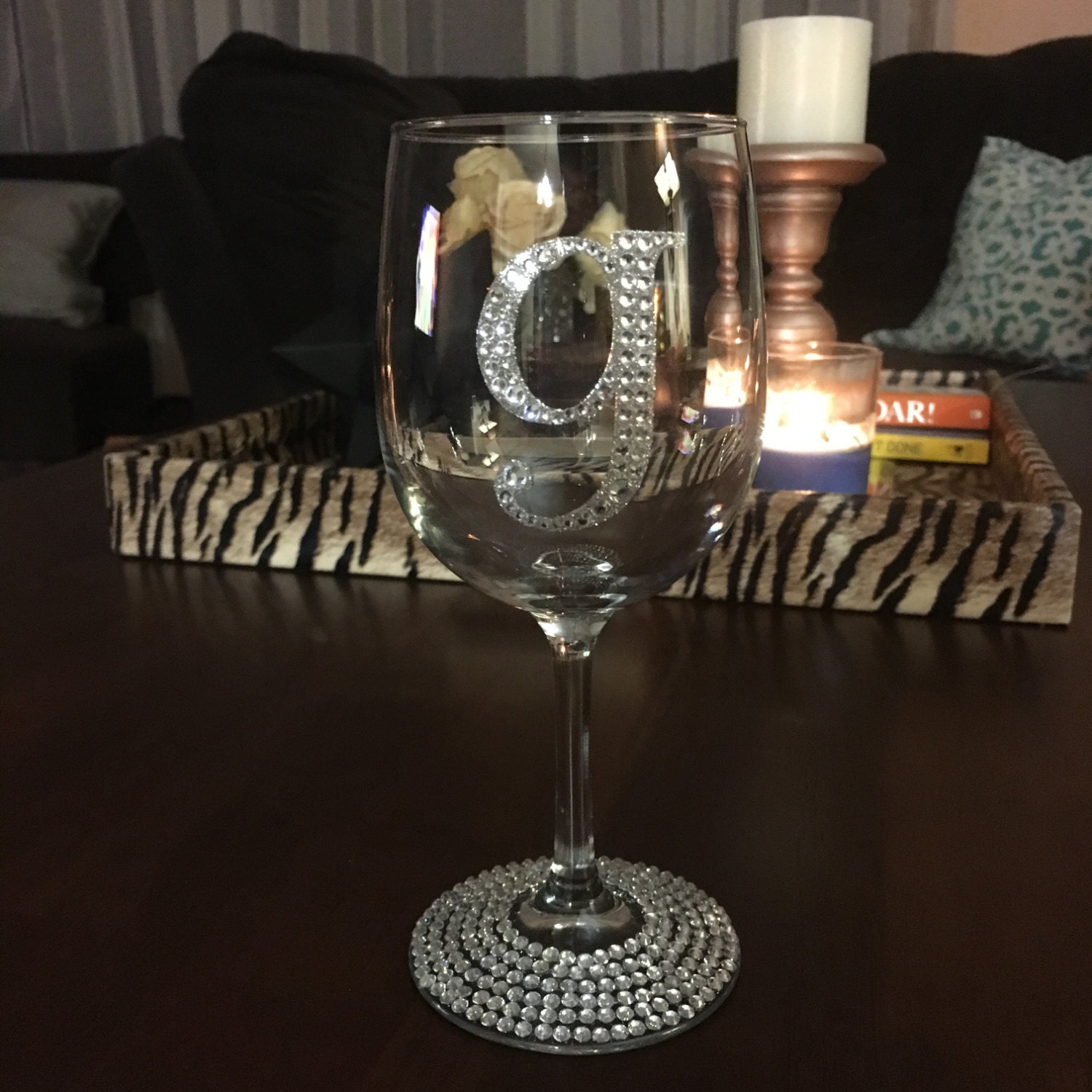 Bling Wine Glass