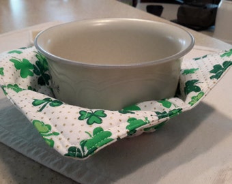 Microwave bowl potholder