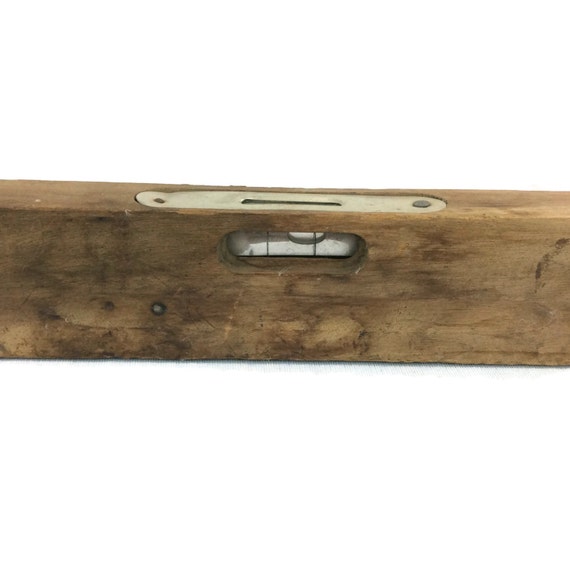 Vintage Level Wood Level Carpenter Level Wooden Tool