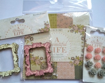 Scrapbooking Paper + Embellishments