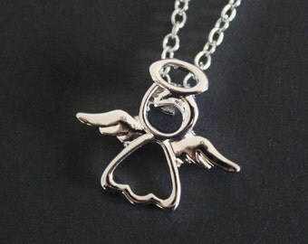 Guardian Angel necklace, Angel necklace, angel necklace, guardian angel chain