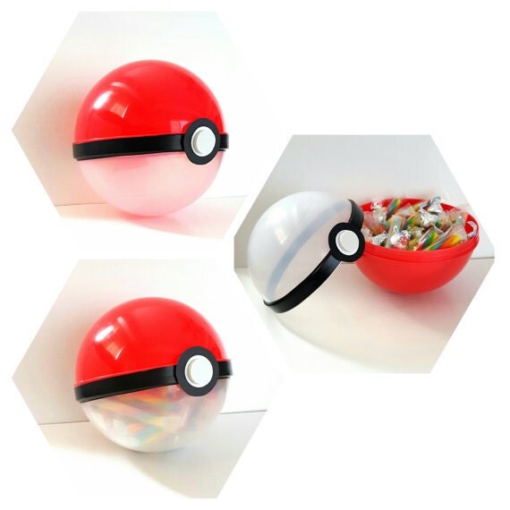 POKEMON THEMED PARTY 30 Pokeball Handmade Favor by picturesweet