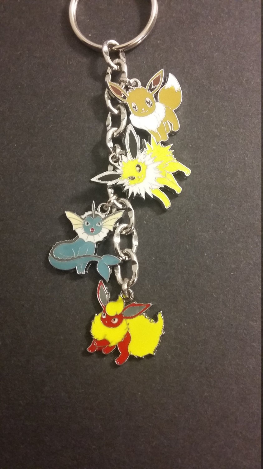 Eevee Eeveelutions Keychain