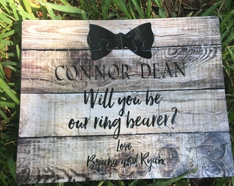 Ring Bearer Puzzle - Will You Be My Ring Bearer