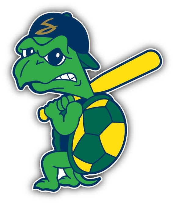 Beloit Snappers Turtle MiLB Baseball Logo Car Bumper by slonotop