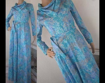 Vintage 70s Mackerness Maxi dress dress dress 38