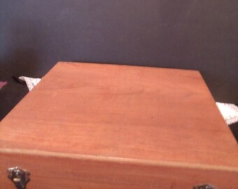 Vintage Silverware Storage Box, (# 825/bb49)