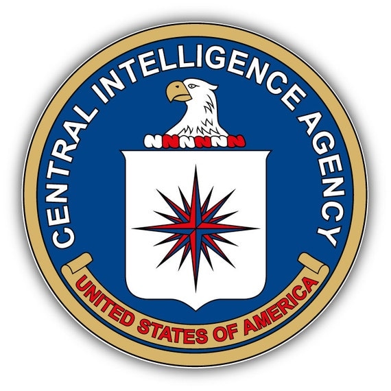 Cia Intelligence Agency Seal USA Car Bumper Sticker by Yurmala