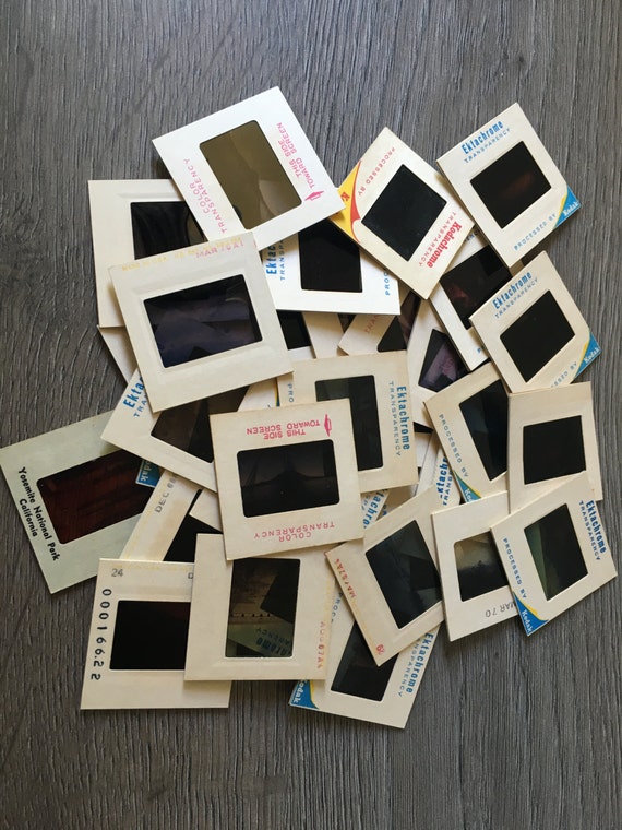 Vintage 35mm Slides in Cardboard Frames Lot of 40 Vintage