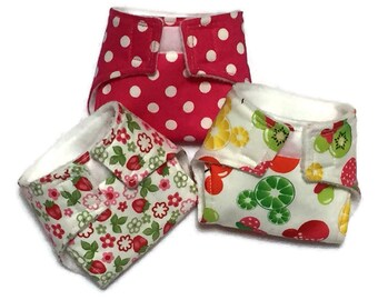 Baby Doll Diapers, Pretend Play, Baby Doll Accessories, Baby Doll Set, Doll Clothes, doll diaper bag, cloth diapers, play diapers