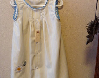 Up cycled Toddler Dress from Man's Dress Shirt
