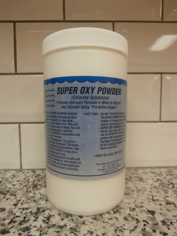 H2O2 Super Oxy Powder Laundry Detergent by DrKathysRemedies