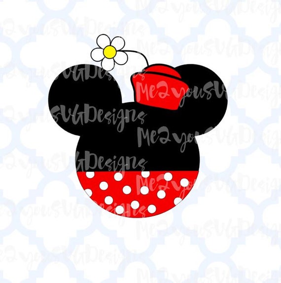 Download Classic Minnie Mouse Head SVGEPSPNGStudio