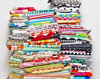 Fat Quarter Bundle - 10 Fat Quarter Bundle - No Duplicates Cotton Quilting Fabric