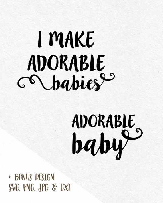 Download Svg Sayings Mommy and Me Adorable Baby Svg Arrow by SVGbyIdearia