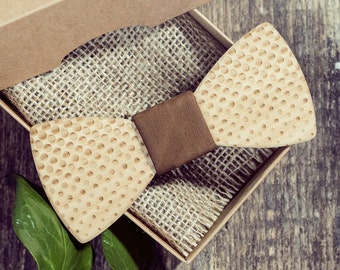 Wooden Bow Tie