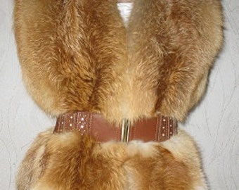 Fur vest fox fur is beautiful, whole skins. Handmade.