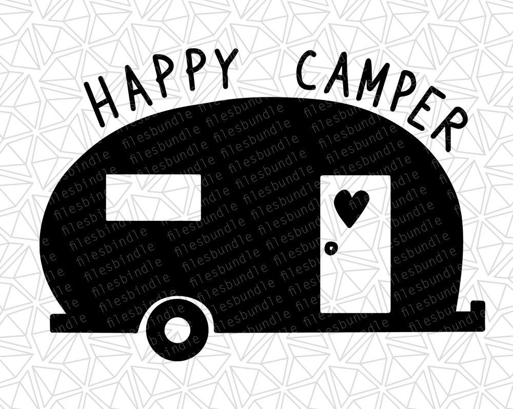 Download Happy Camper SVG DFX EPSpng files for cutting machines