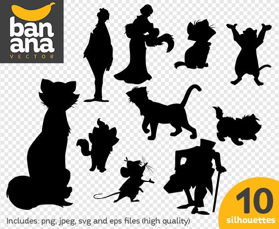 SALE The Aristocats png jpg svg eps files high resolution