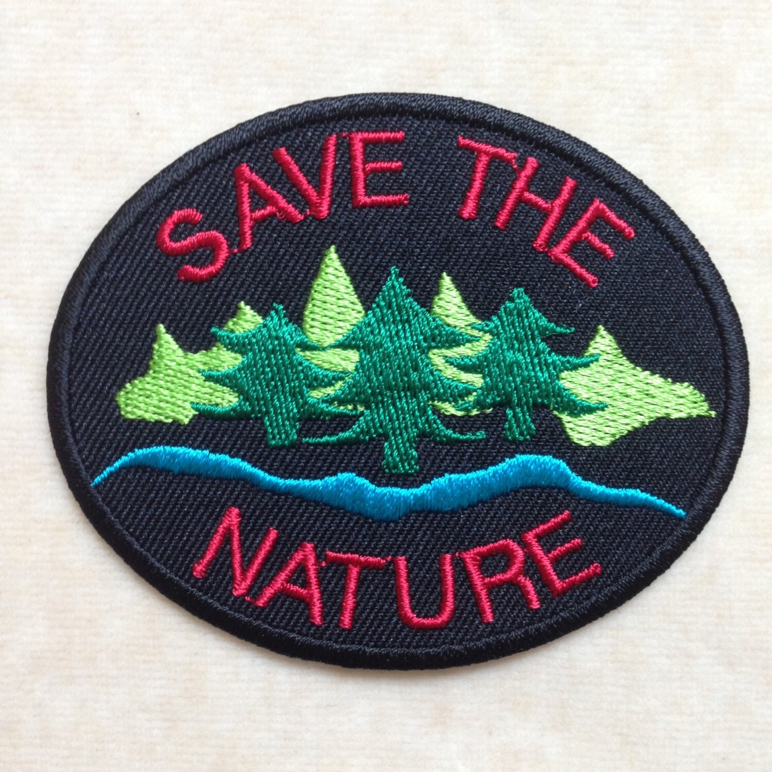 Save The Nature Iron On Patch 2