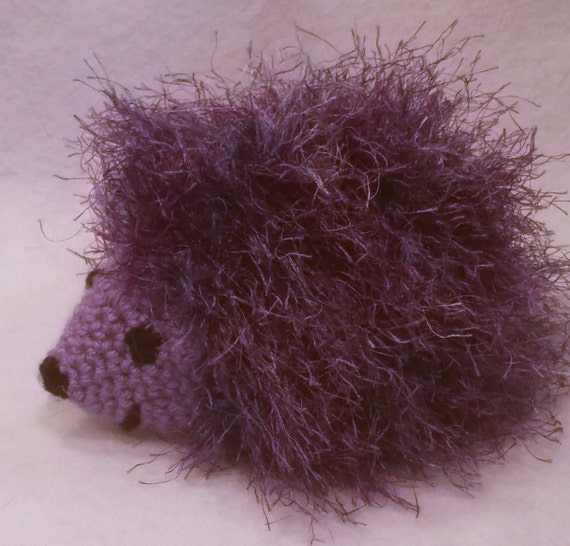 purple hedgehog plush