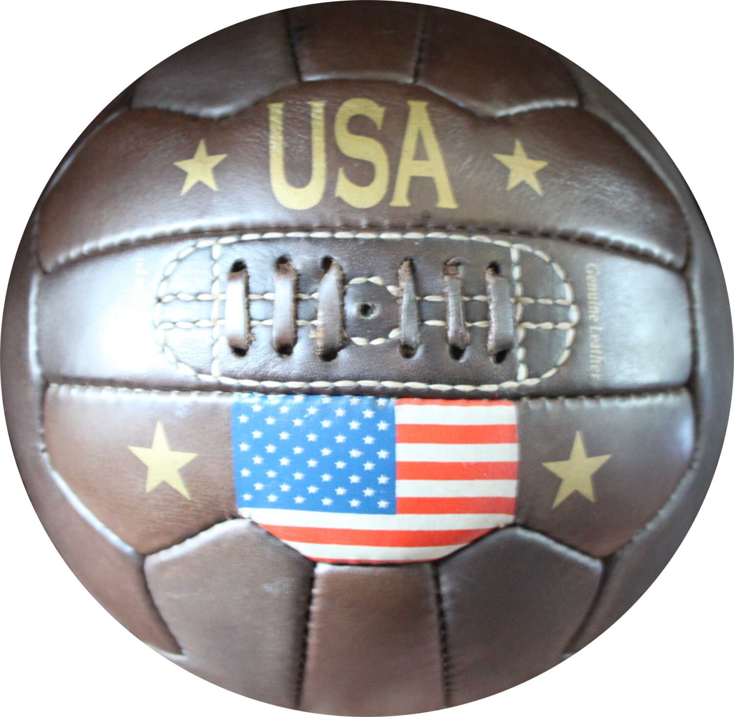 USA Vintage Flag Soccer ball