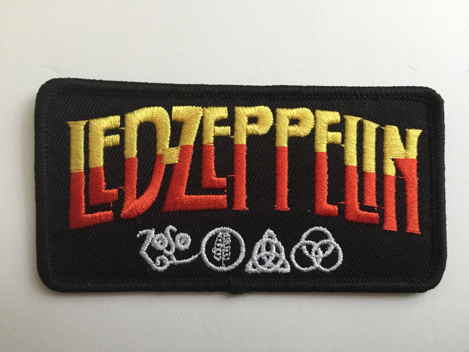 Led Zeppelin embroidered ironon patch