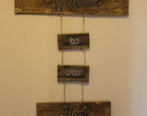 Unique welcome to our home sign related items | Etsy