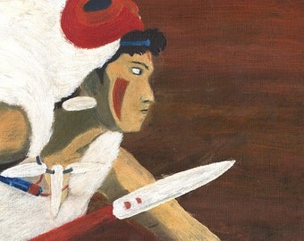 San from princess Mononoke - Poster // Affiche // Illustration //Fanart