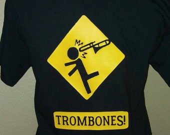 Trombone themed t shirt