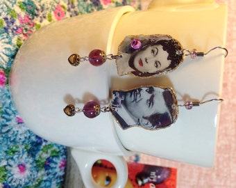 Gone With the Wind Earrings Scarlet O'hara Rhett Butler