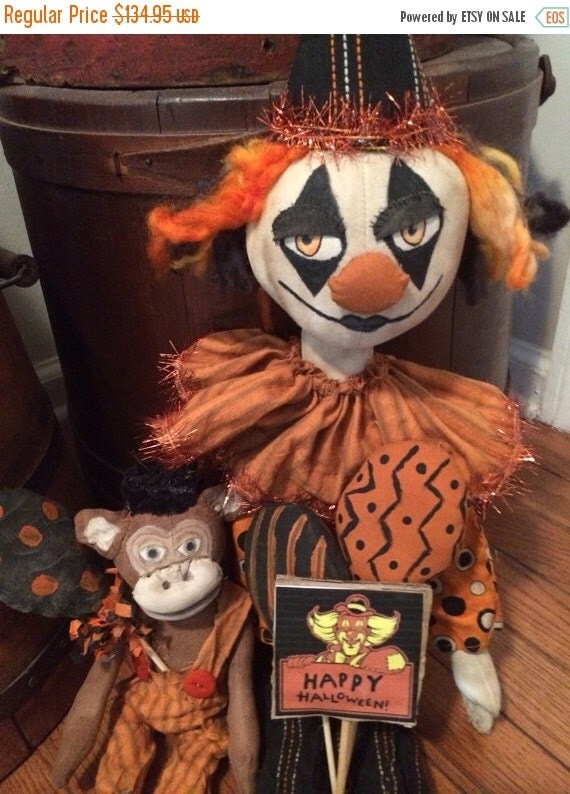 StockUpSale Primitive Halloween Clovis & by Rabbithollowprims