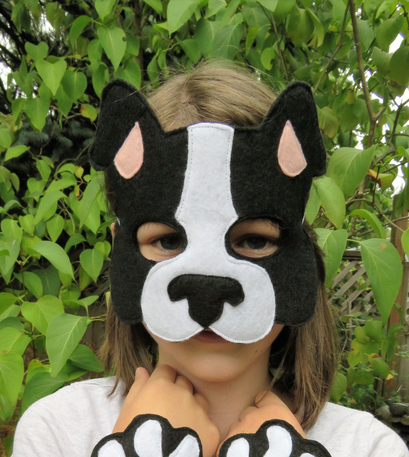 Dog Mask Puppy Mask Animal Mask Felt Mask Pretend Play