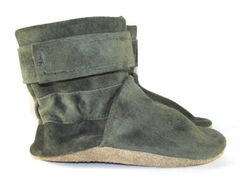 Soft Sole, Leather Baby Boots, Baby Shoes, Infant, 0 to 6 Month