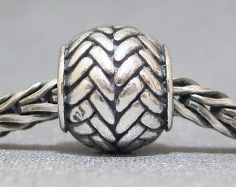 SMALL CORE Sterling Silver Big Hole Bead No. 28 Spacer European Charm Bracelet Bead
