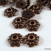 50 Antique Copper Bead Caps Tibetan Style LF/NF 7mm - 50 pc - F4113BC-AC50-M