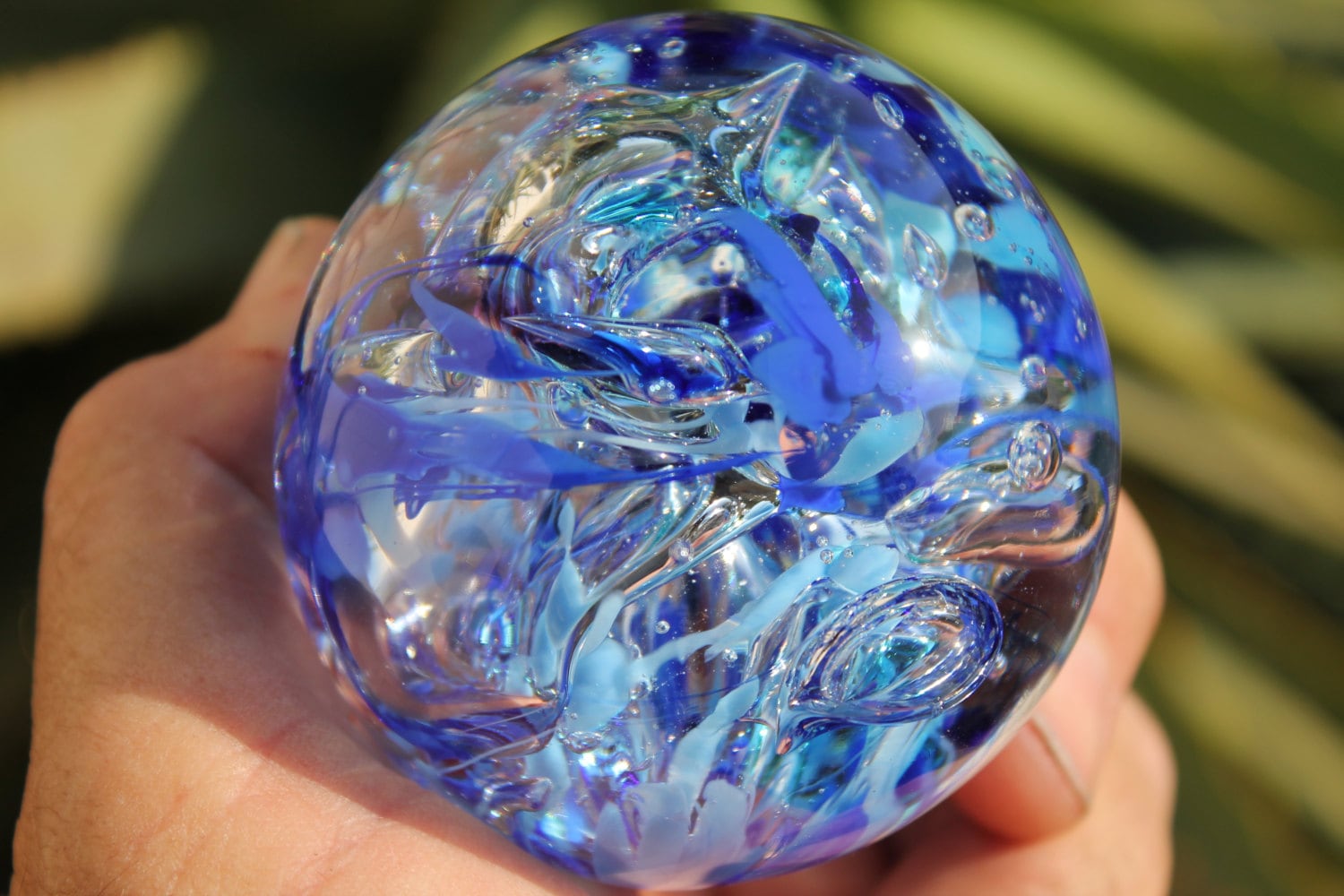 Large Glass Marble 2 3/4 Inch Marble Collector Gift Hand
