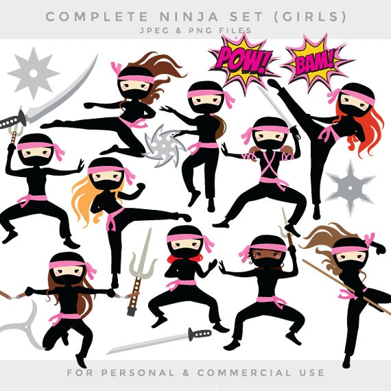 girl ninja clipart - photo #7