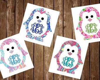 Yeti Decal, Yeti Tumbler Decal, Yeti Custom Decal, Penguin Decal, Yeti Decal For Women, Yeti Sticker
