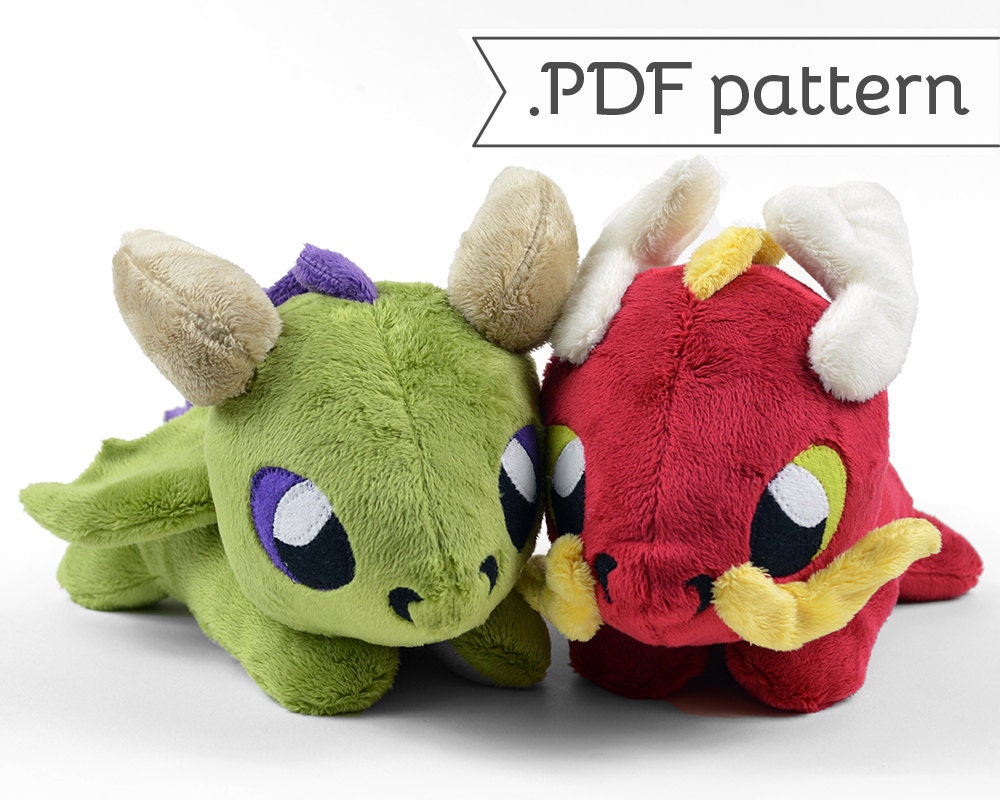 simple dragon sewing pattern