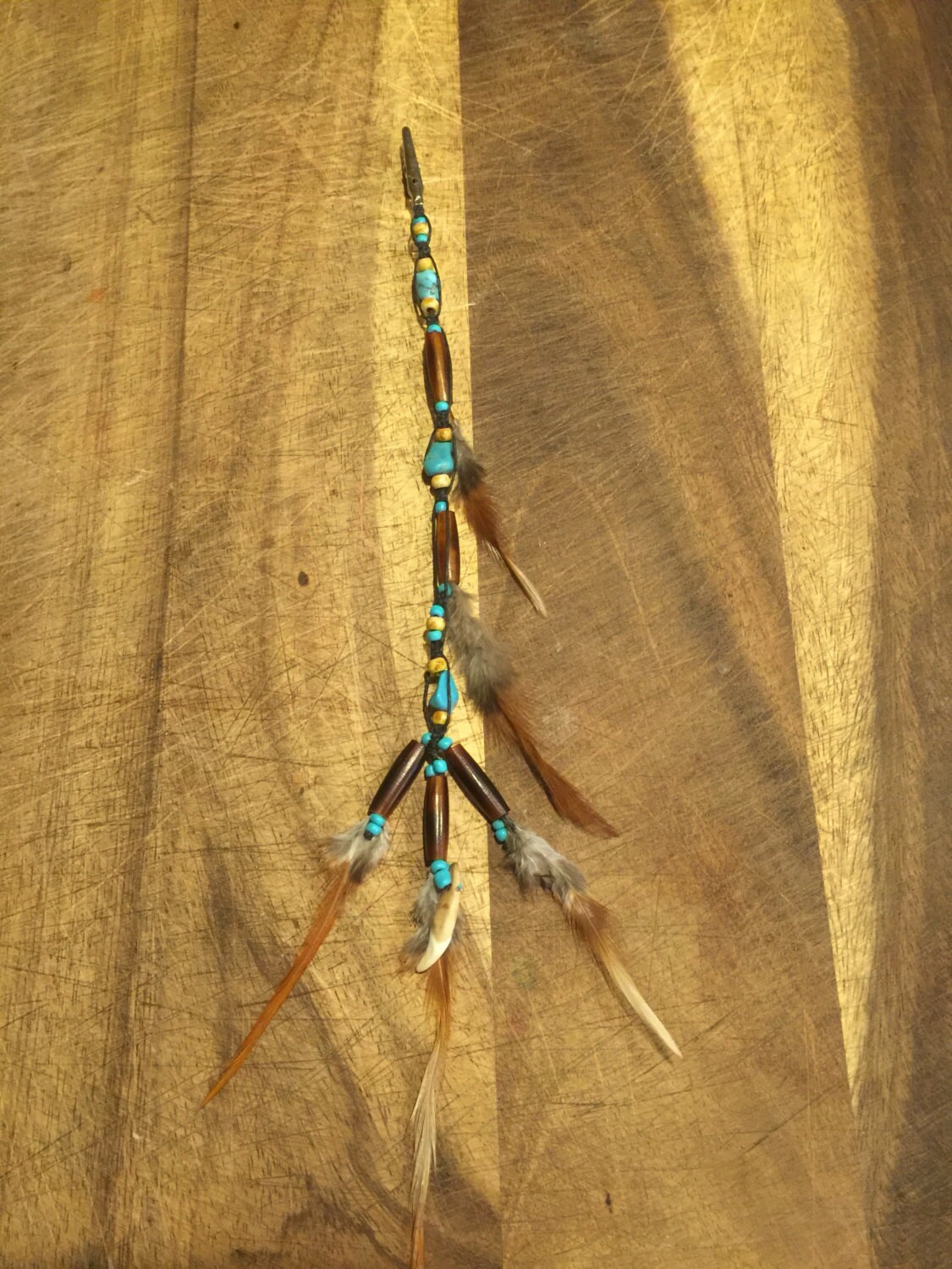 Native American hair clip